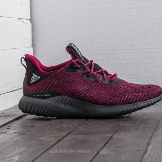 Men s shoes adidas Alphabounce EM Mystery Ruby Core Black Grey
