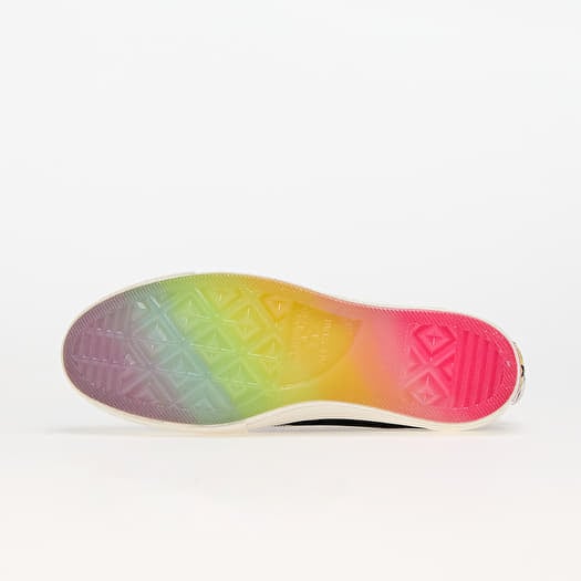Black converse rainbow sole discount