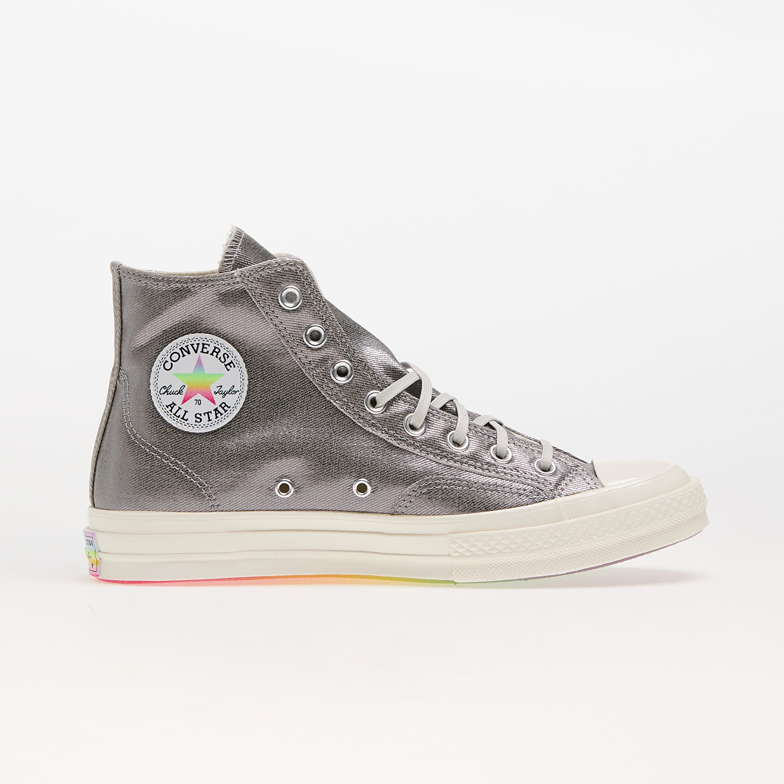 Converse Women s Chuck 70 Pride Gray High Top Sneakers 7.5