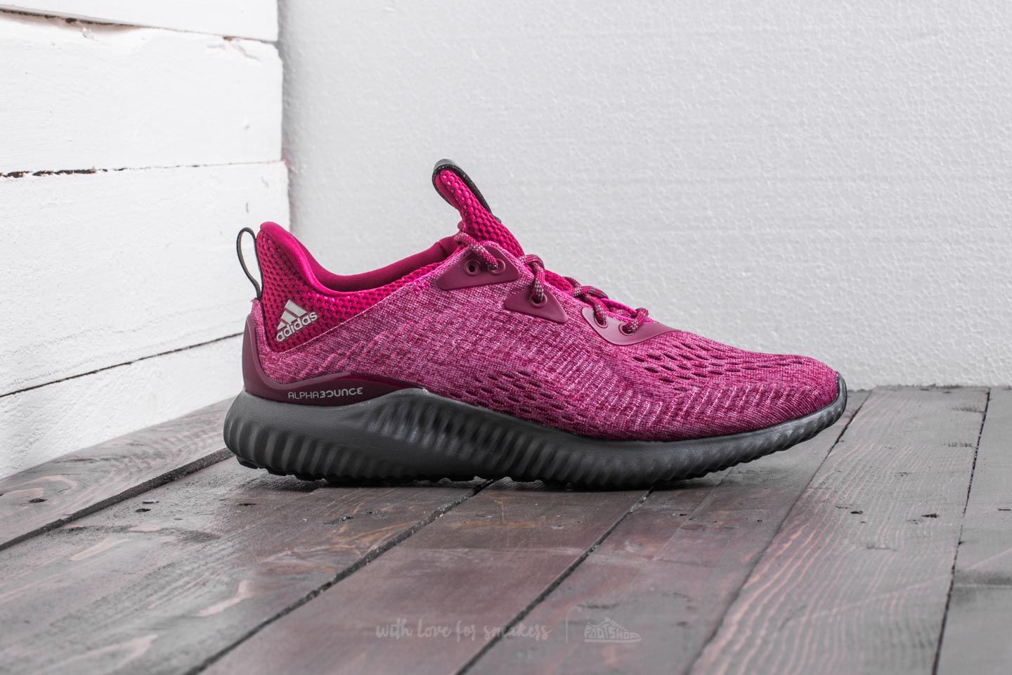 Damen Sneaker und Schuhe adidas Alphabounce EM W Mystery Ruby/ Bahia Magenta/ Grey Five