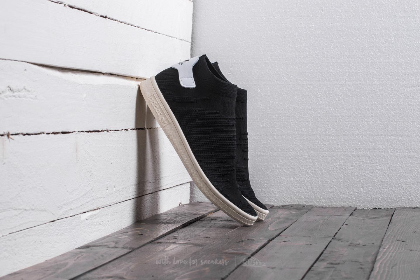 Dámske topánky a tenisky adidas Stan Smith Sock Primeknit Core Black/ Core Black/ Ftw White