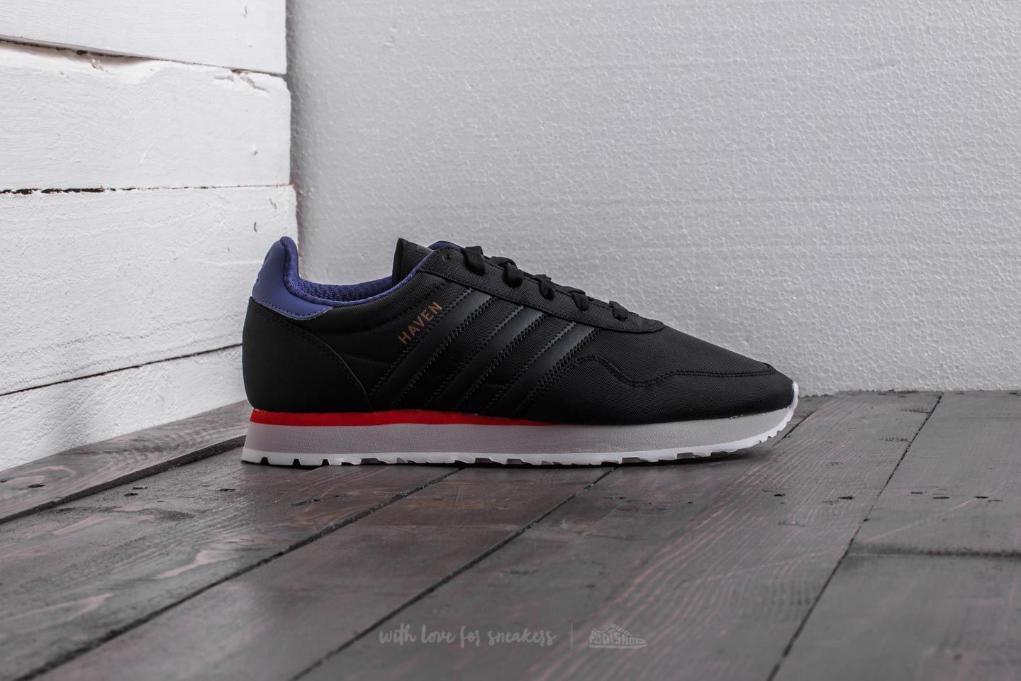 Men s shoes adidas Haven Core Black Core Black Energy Ink Footshop