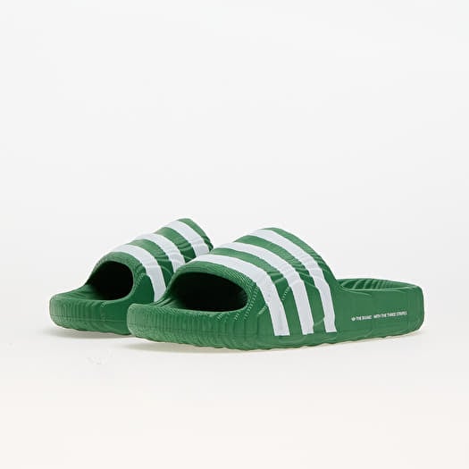 Herenschoenen adidas Adilette 22 Preloved Green Ftw White Ftw White Footshop