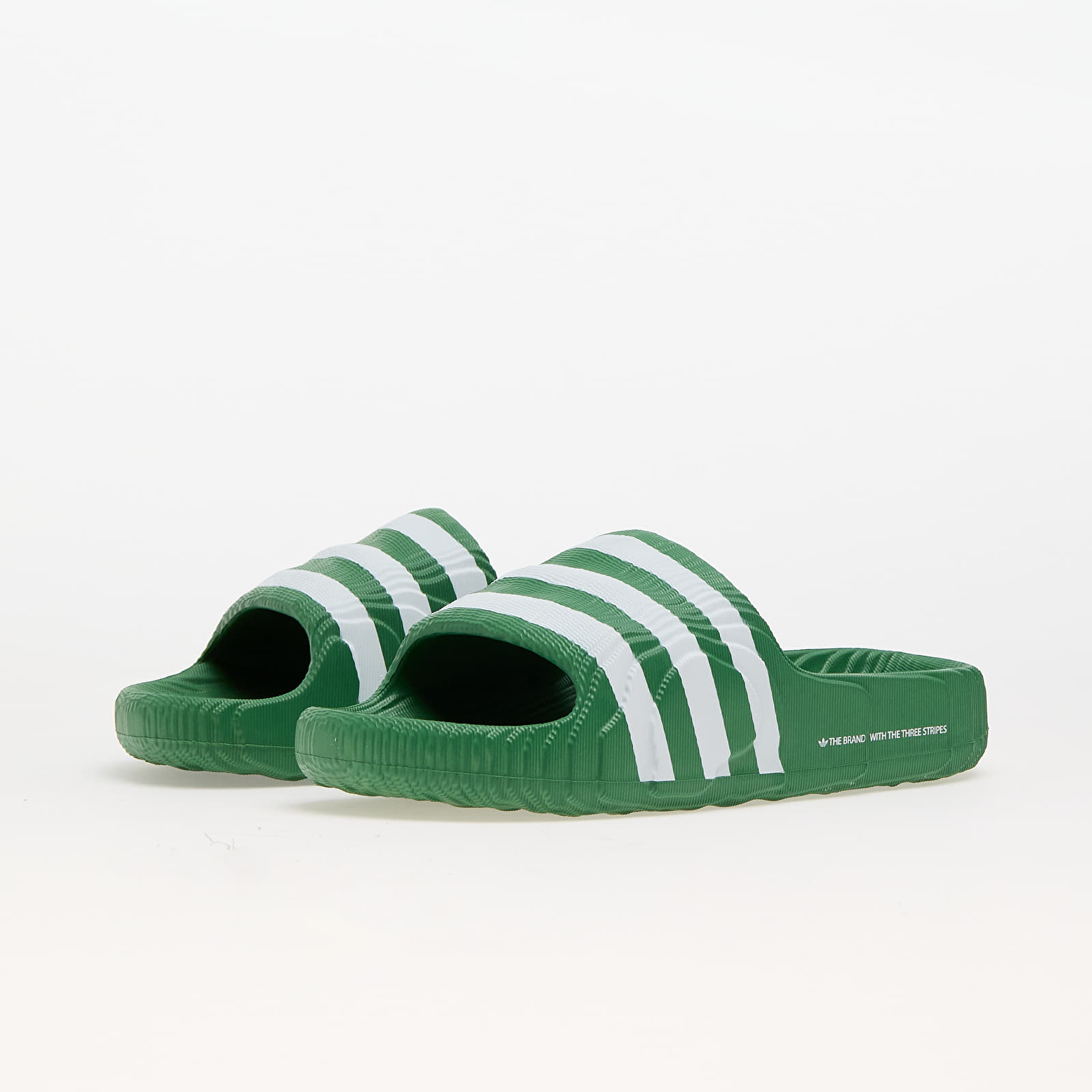 Încălțăminte și sneakerși pentru bărbați adidas Adilette 22 Preloved Green/ Ftw White/ Ftw White