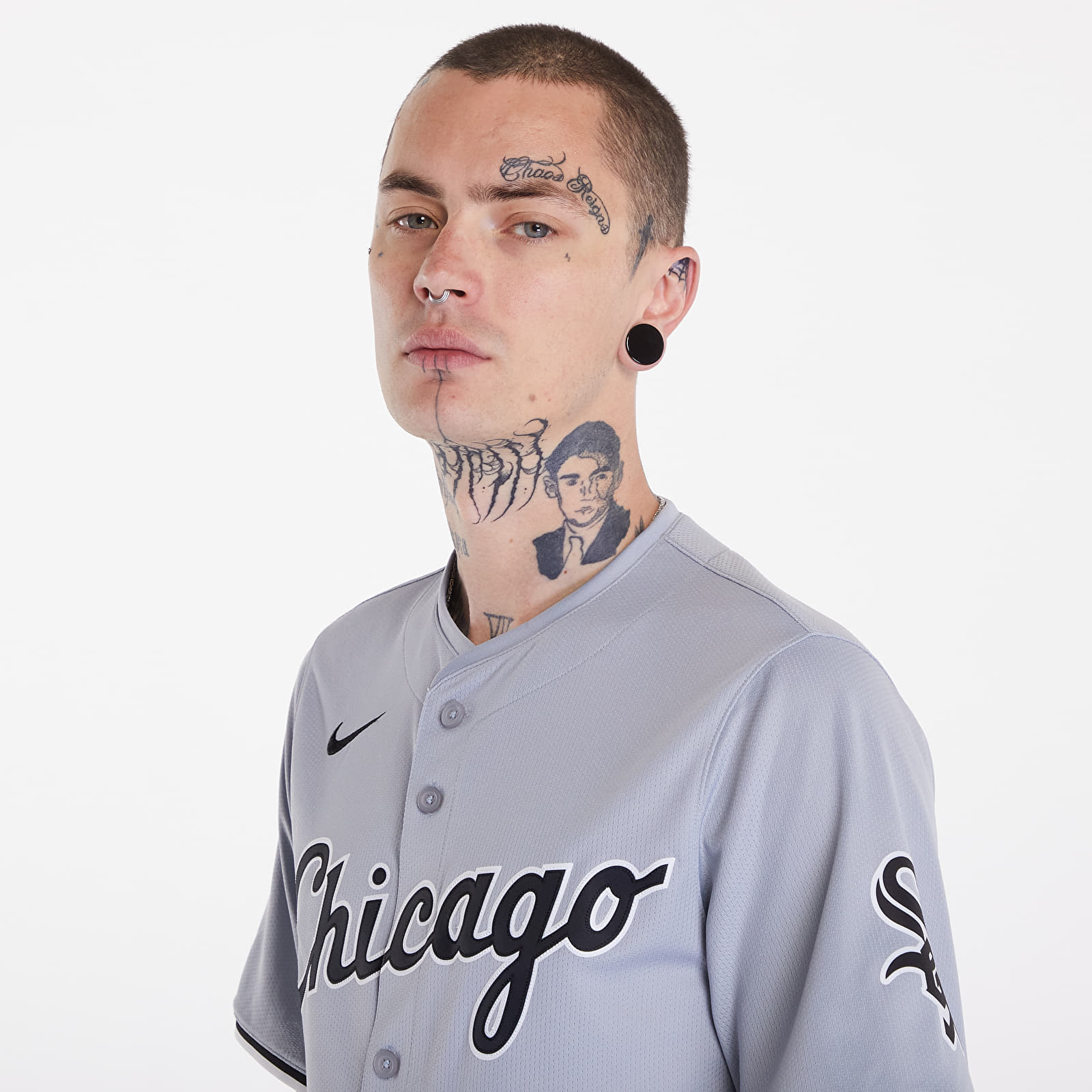T-Shirts Nike MLB Limited Road Jersey Cloud Grey