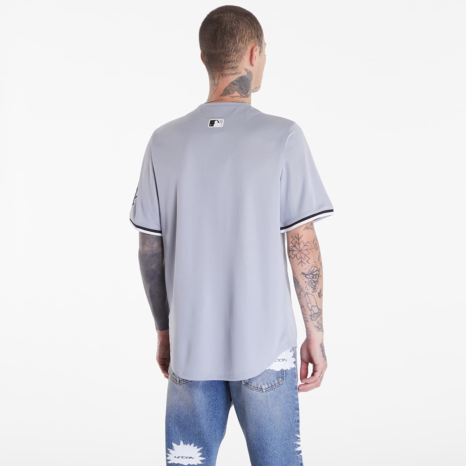 T-Shirts Nike MLB Limited Road Jersey Cloud Grey