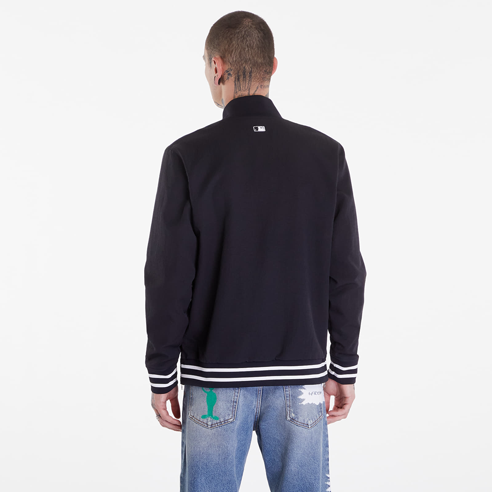 Bomber Jackets Nike Men's AC Bomber Jacket Pitch Blue/ Pitch Blue/ White