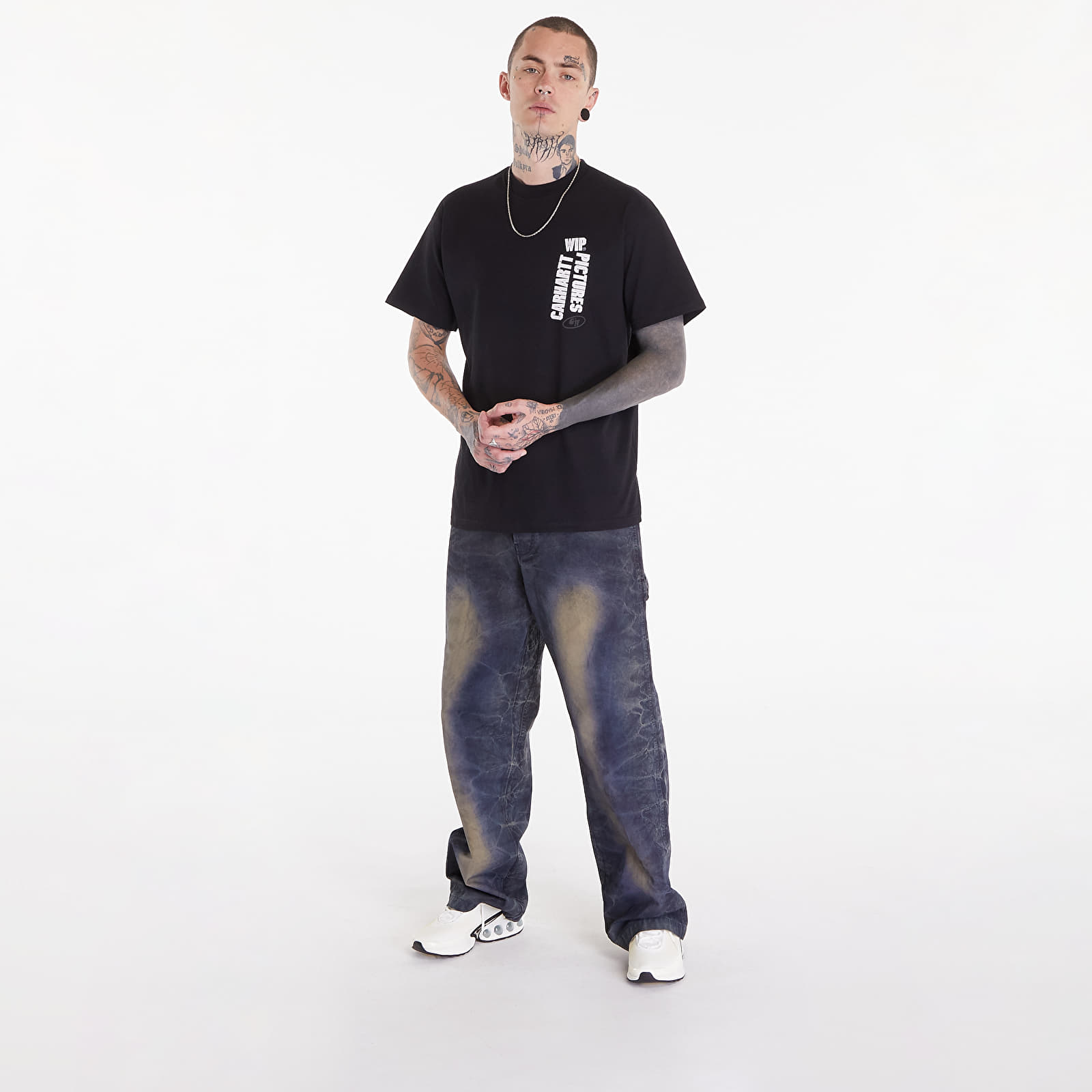 Tricouri  Carhartt WIP Short Sleeve Wip Pictures T-Shirt UNISEX Black