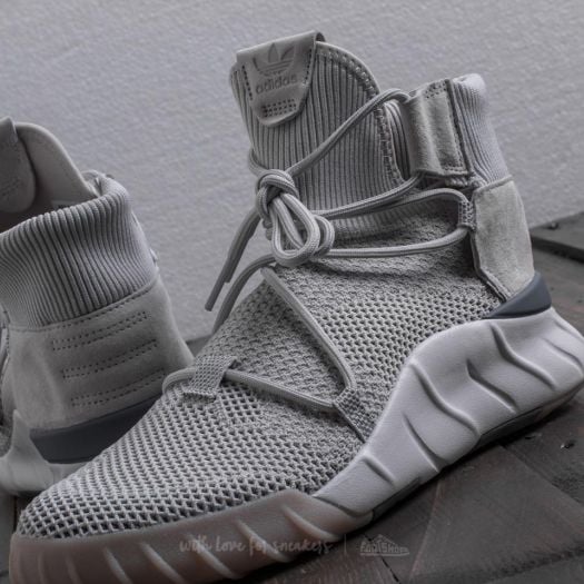 Adidas tubular x premium primeknit grey clearance