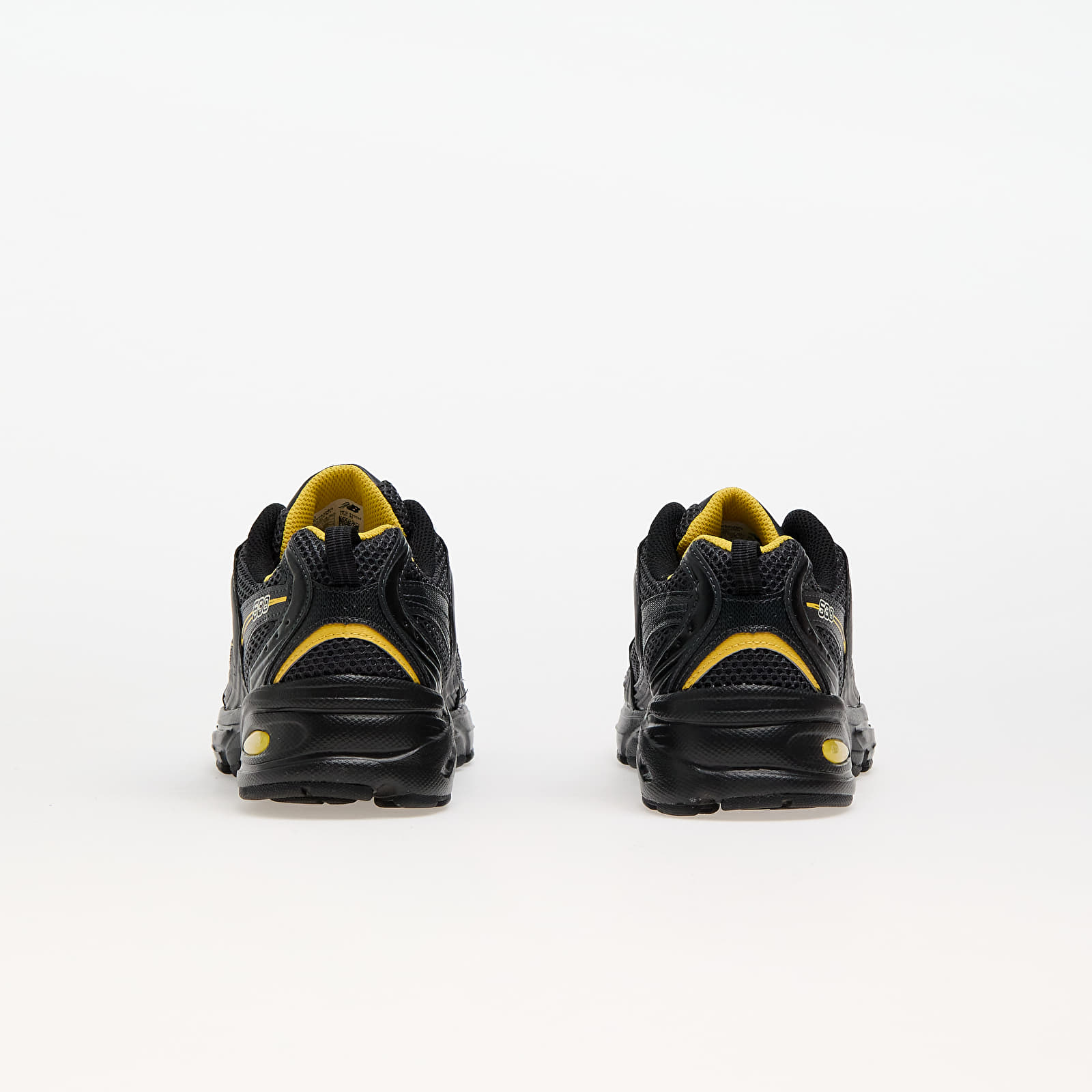 Black & yellow sneakers hot sale