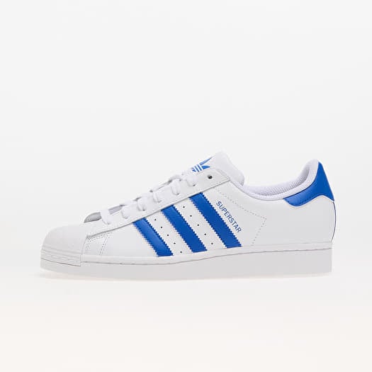 Mens adidas shoes white and blue outlet