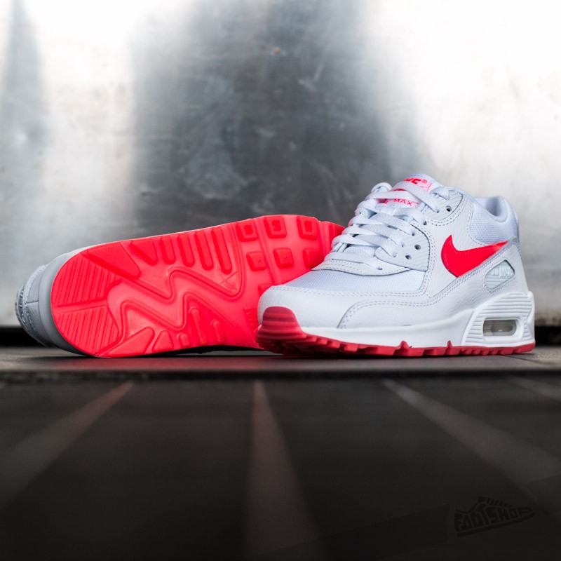 Zapatillas mujer Nike Air Max 90 Glow (GS) White/ Hyper Punch