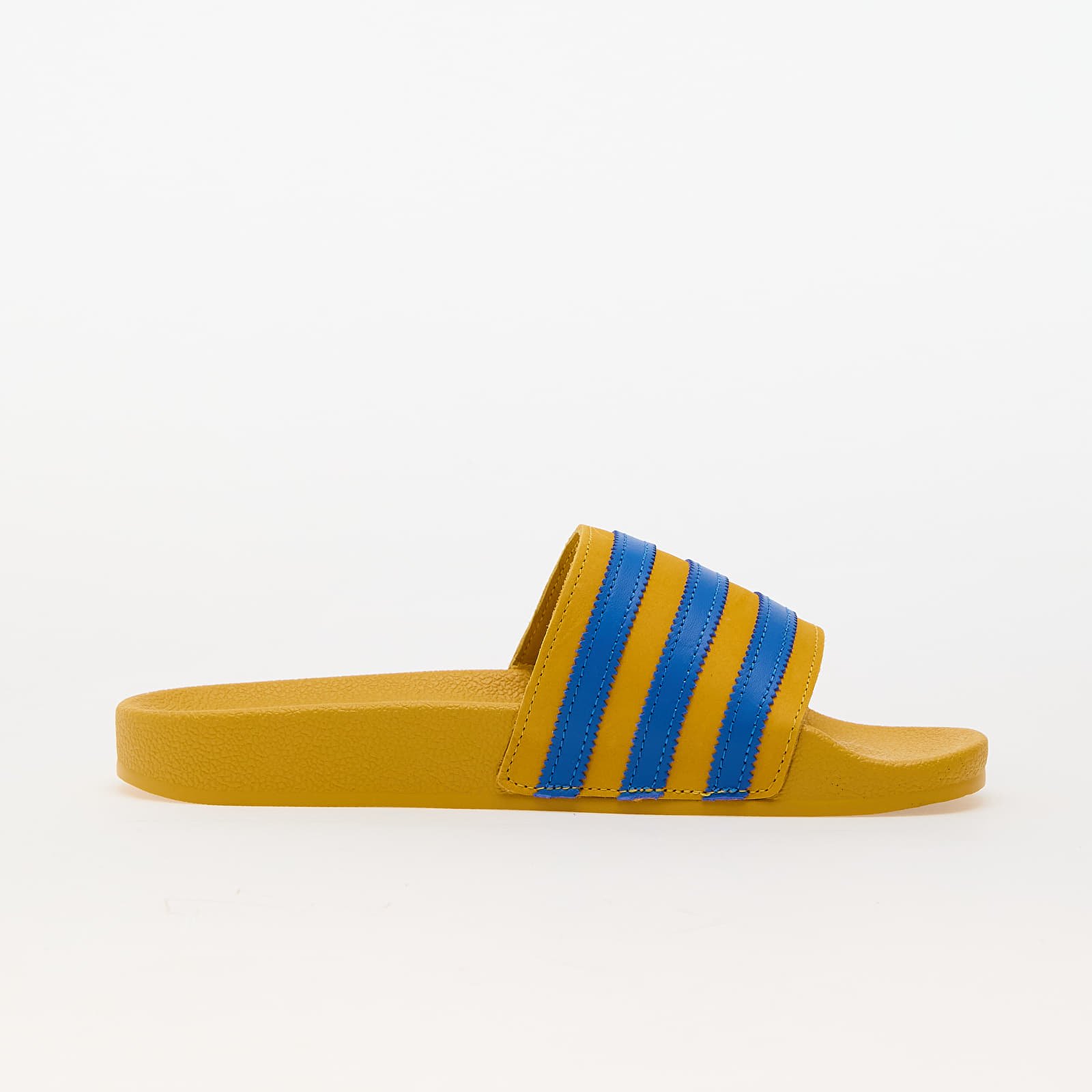 Pánske tenisky a topánky adidas Adilette Bold Gold/ Blue Bird/ Bold Gold