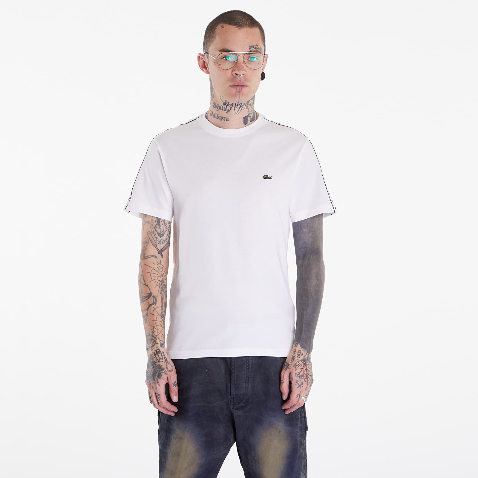 Pánská trička LACOSTE Men's T/ shirt White