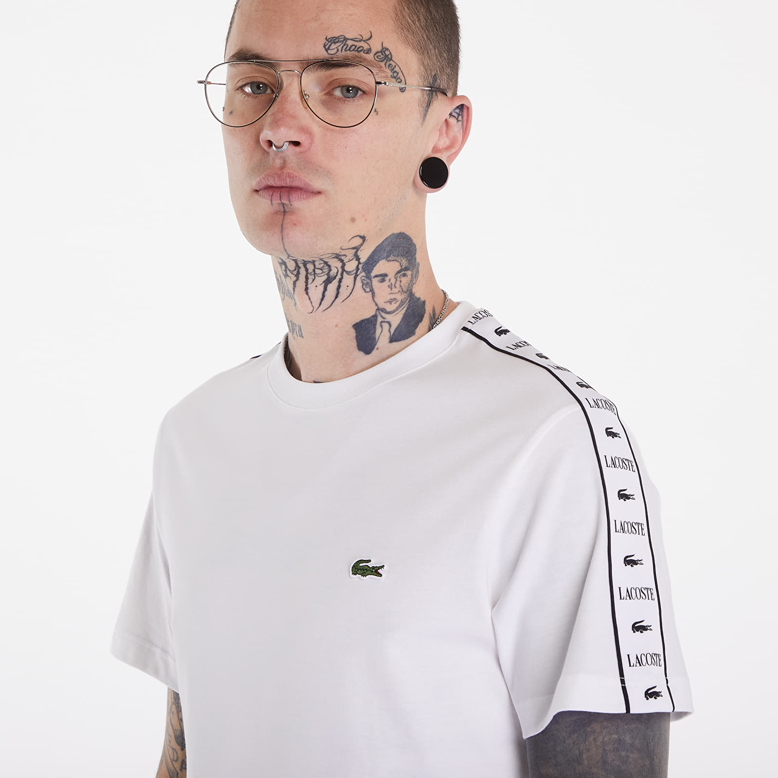 Pánská trička LACOSTE Men's T/ shirt White