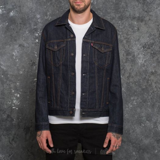 Levi's trucker rinse discount