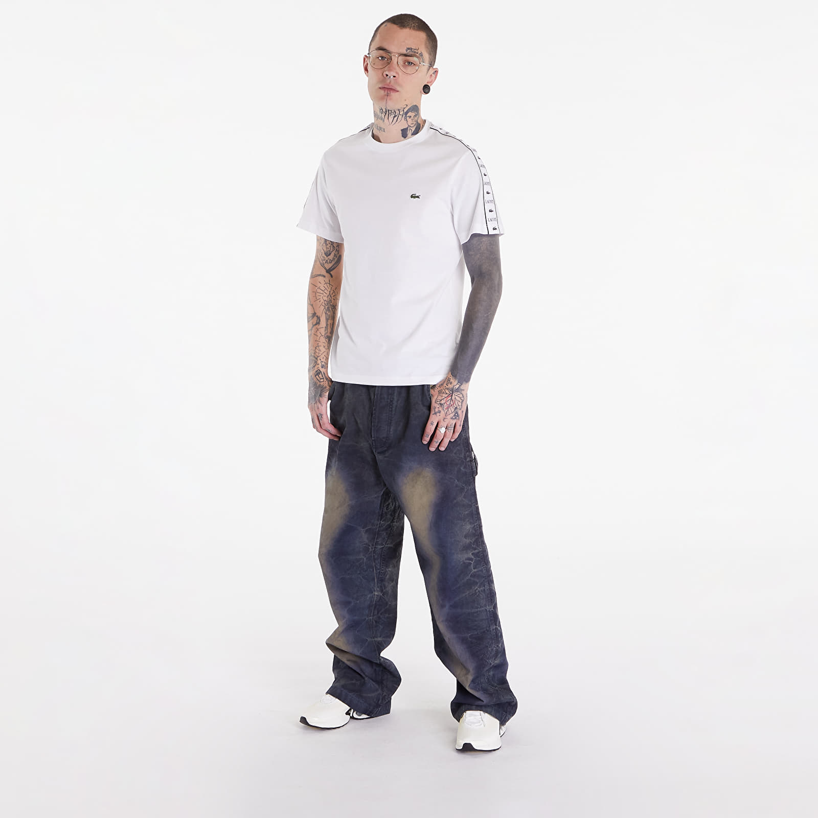 Pánská trička LACOSTE Men's T/ shirt White