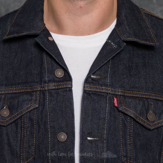 Levis outlet trucker rinse