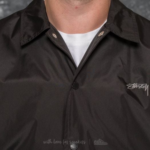 り*中様 STUSSY Cruize Coach Jacket ブラック S Stüssy - Cruize Coach Jacket | HBX - Globally Curated