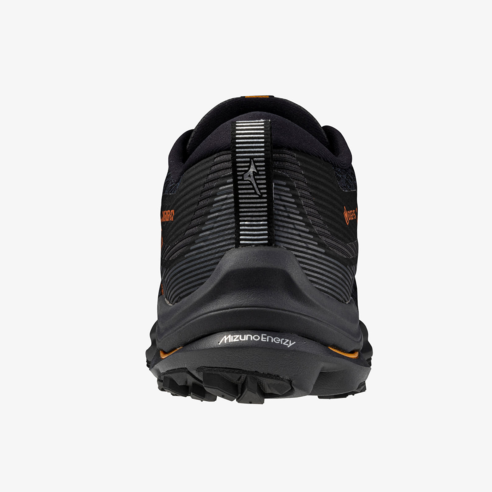 Scarpe uomo Mizuno Wave Rider Gtx Black/ Nasturtium/ Carrot Curl