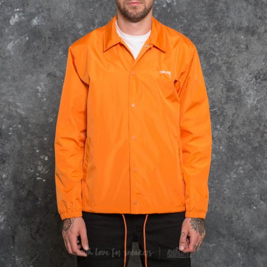 Stussy coach hotsell jacket yellow
