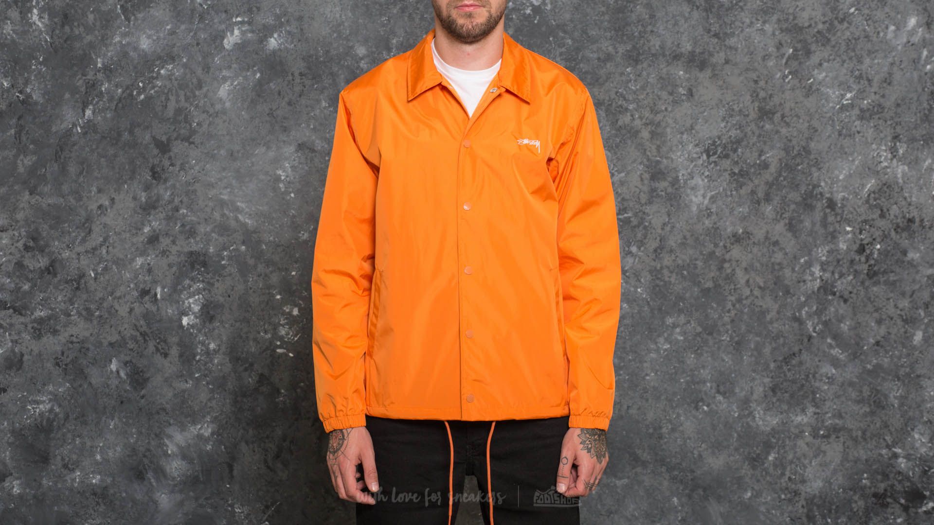 Orange coach jacket best sale