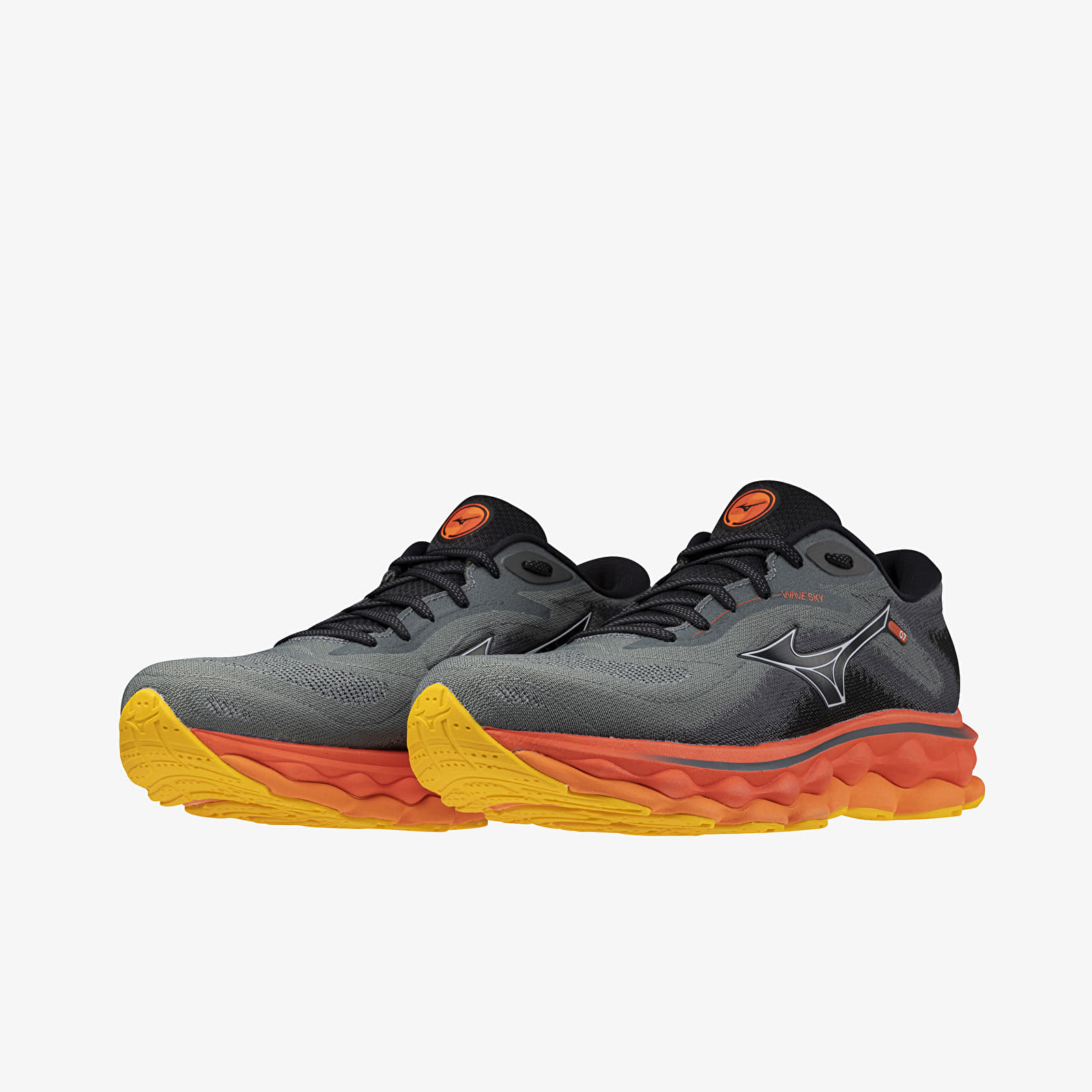 Мъжки кецове и обувки Mizuno Wave Sky 7 Turbulence/ Nickel/ Hot Coral