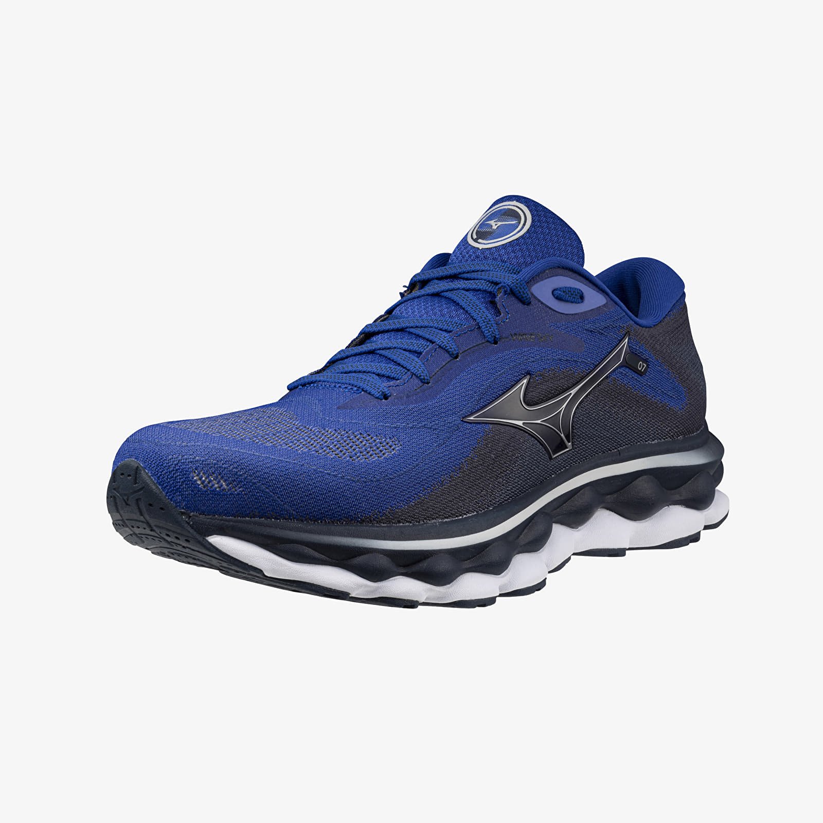 Мъжки кецове и обувки Mizuno Wave Sky 7 Surf the Web/ Silver/ Dress Blue