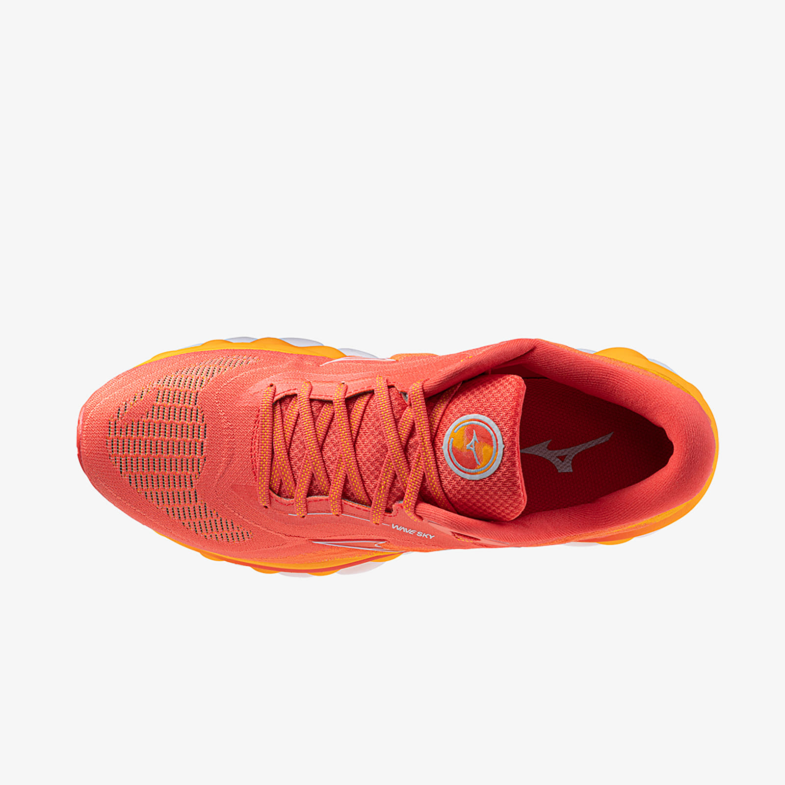Scarpe uomo Mizuno Wave Sky 7 Cayenne/ Nickel/ Carrot Curl