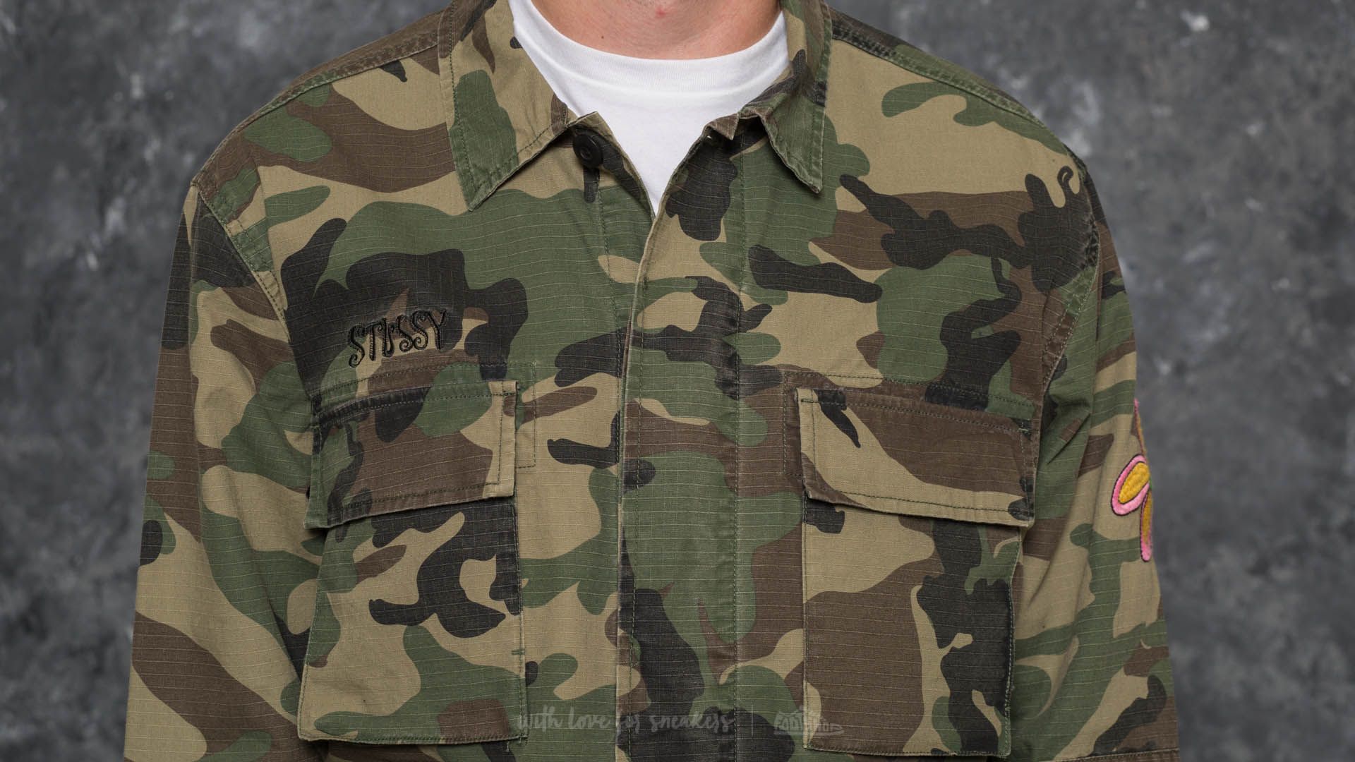 Jackets Stussy Letts BDU Jacket Camo Footshop