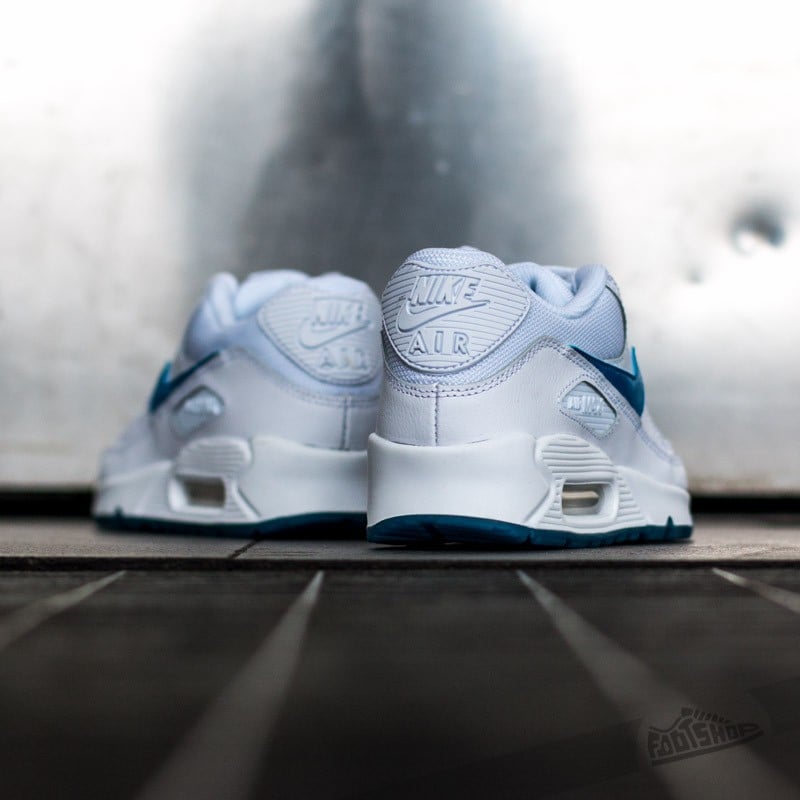 Damen Sneaker und Schuhe Nike Air Max 90 Glow (GS) White/ Photo Blue