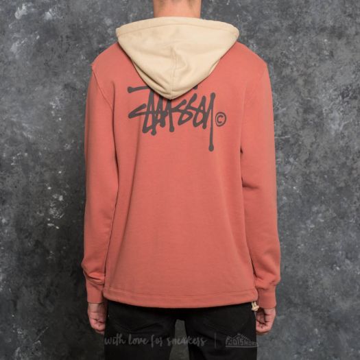 Hoodies and sweatshirts Stussy Two Tone Hood Brick Footshop
