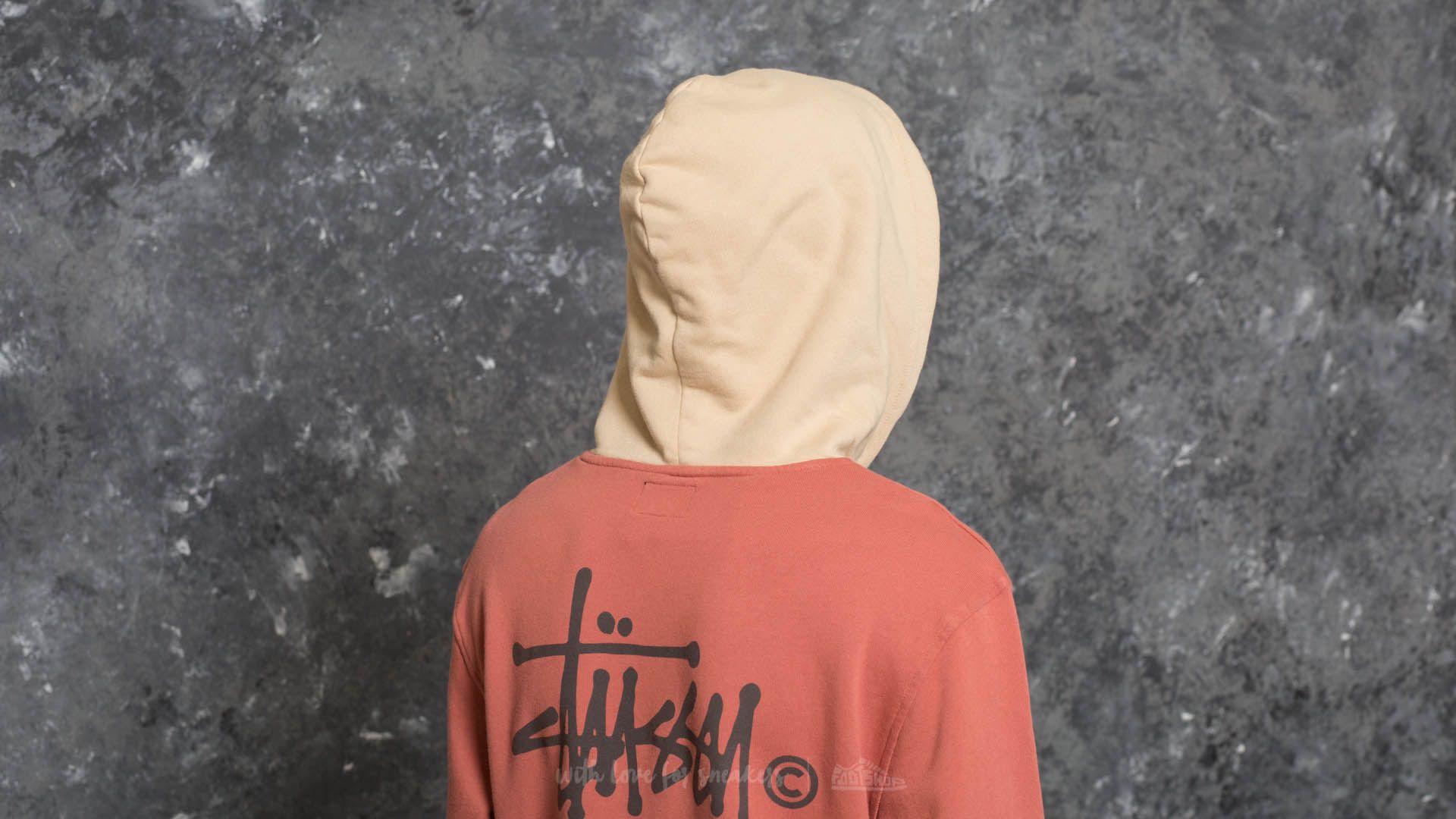 Hoodies and sweatshirts Stussy Two Tone Hood Brick Footshop