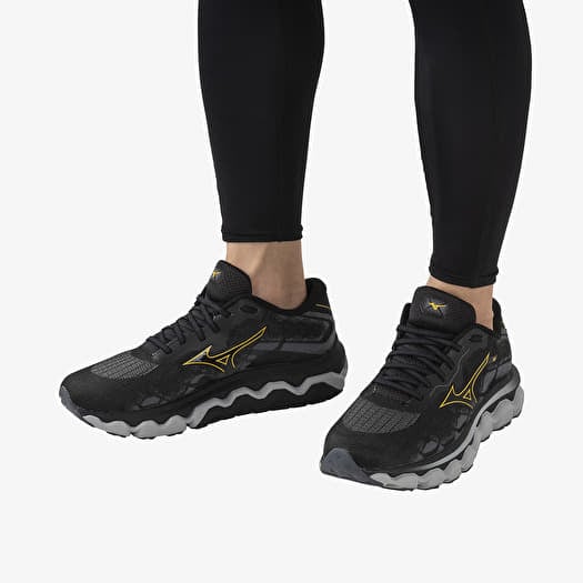 Men's shoes Mizuno Wave Horizon 7 Black/ Citrus/ Turbulence