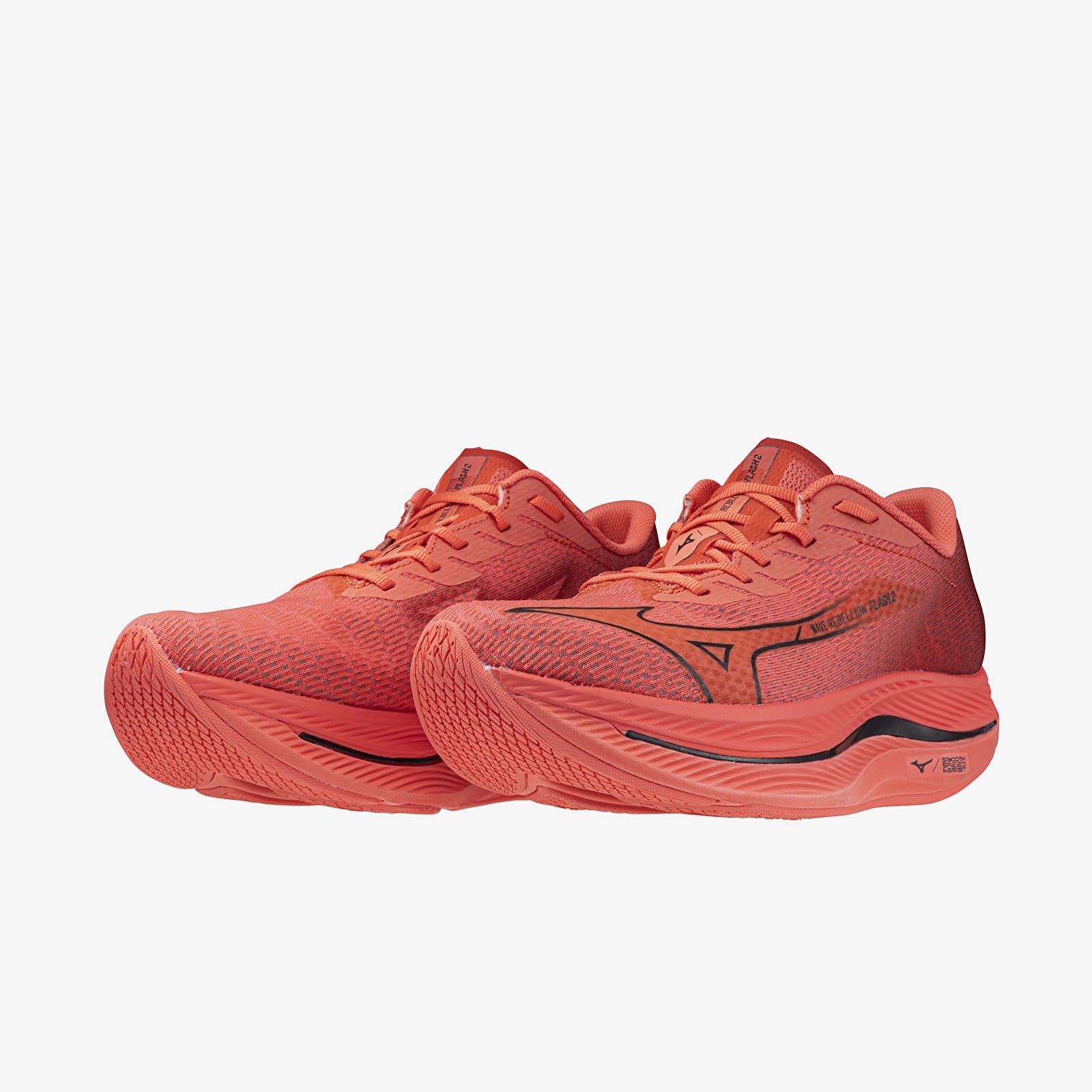 Miesten kengät Mizuno Wave Rebellion Flash 2 Dubarry/ Black/ Cranberry