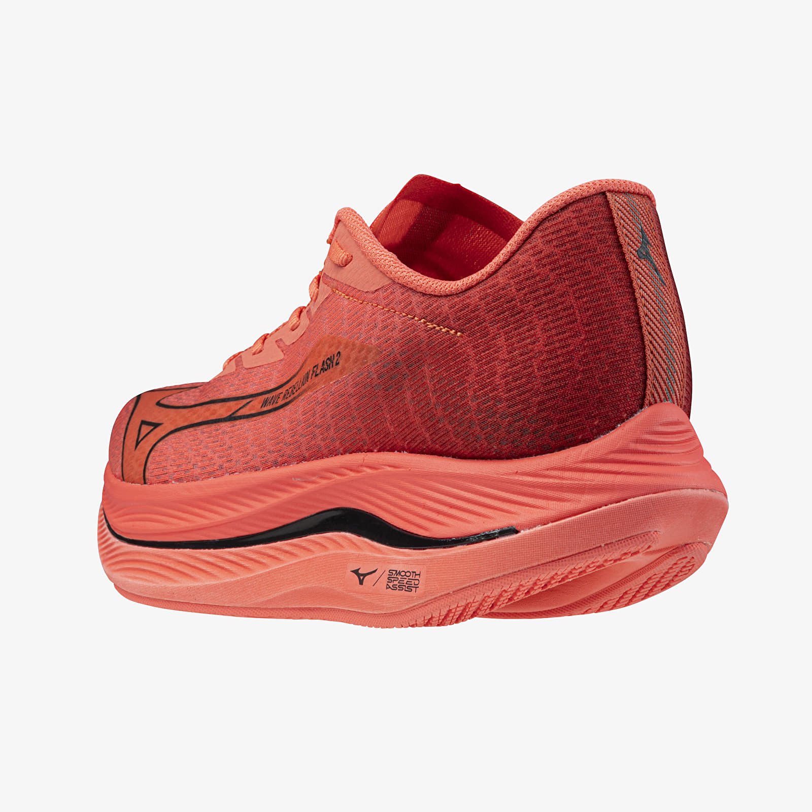 Miesten kengät Mizuno Wave Rebellion Flash 2 Dubarry/ Black/ Cranberry