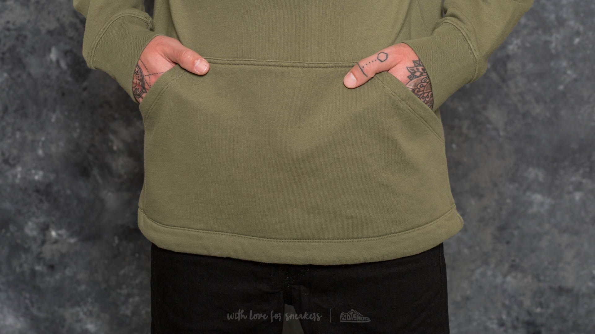 Sweatjacken und Sweatshirts Stüssy Two Tone Hood Olive