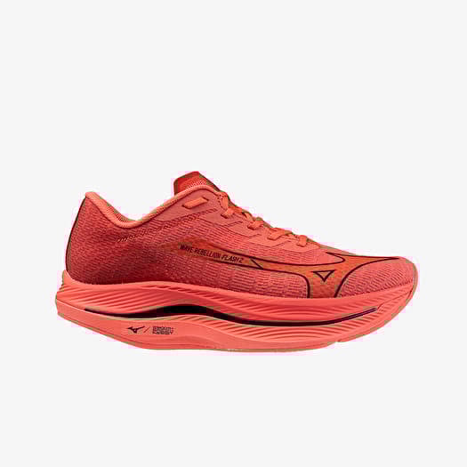 Scarpe uomo Mizuno Wave Rebellion Flash 2 Dubarry Black Cranberry Footshop