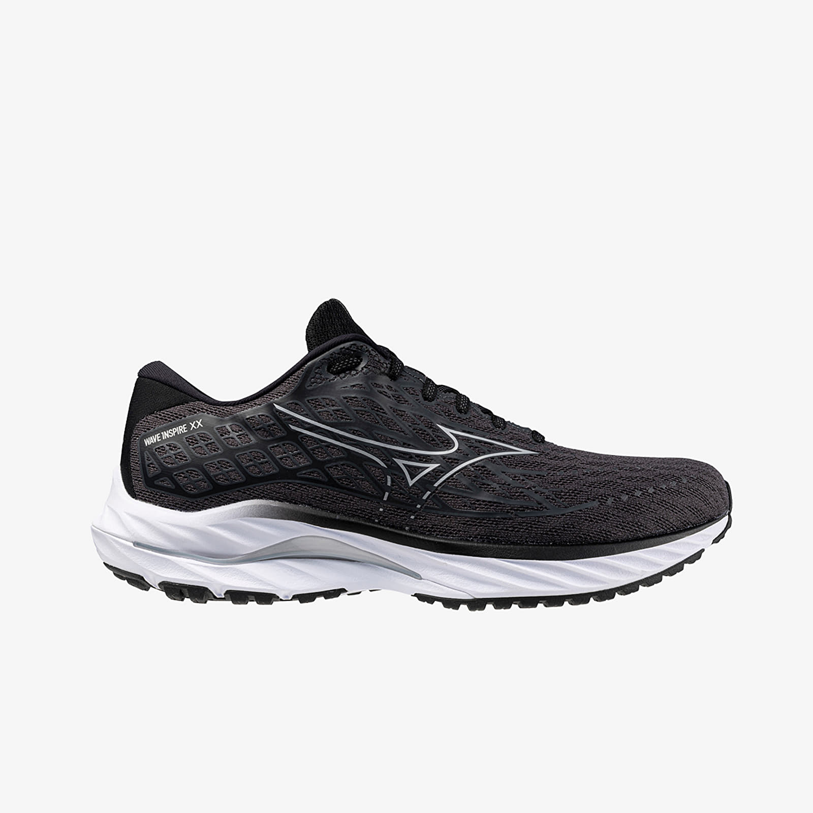 Zapatillas Hombre Mizuno Wave Inspire 20 Ebony/ White/ Black