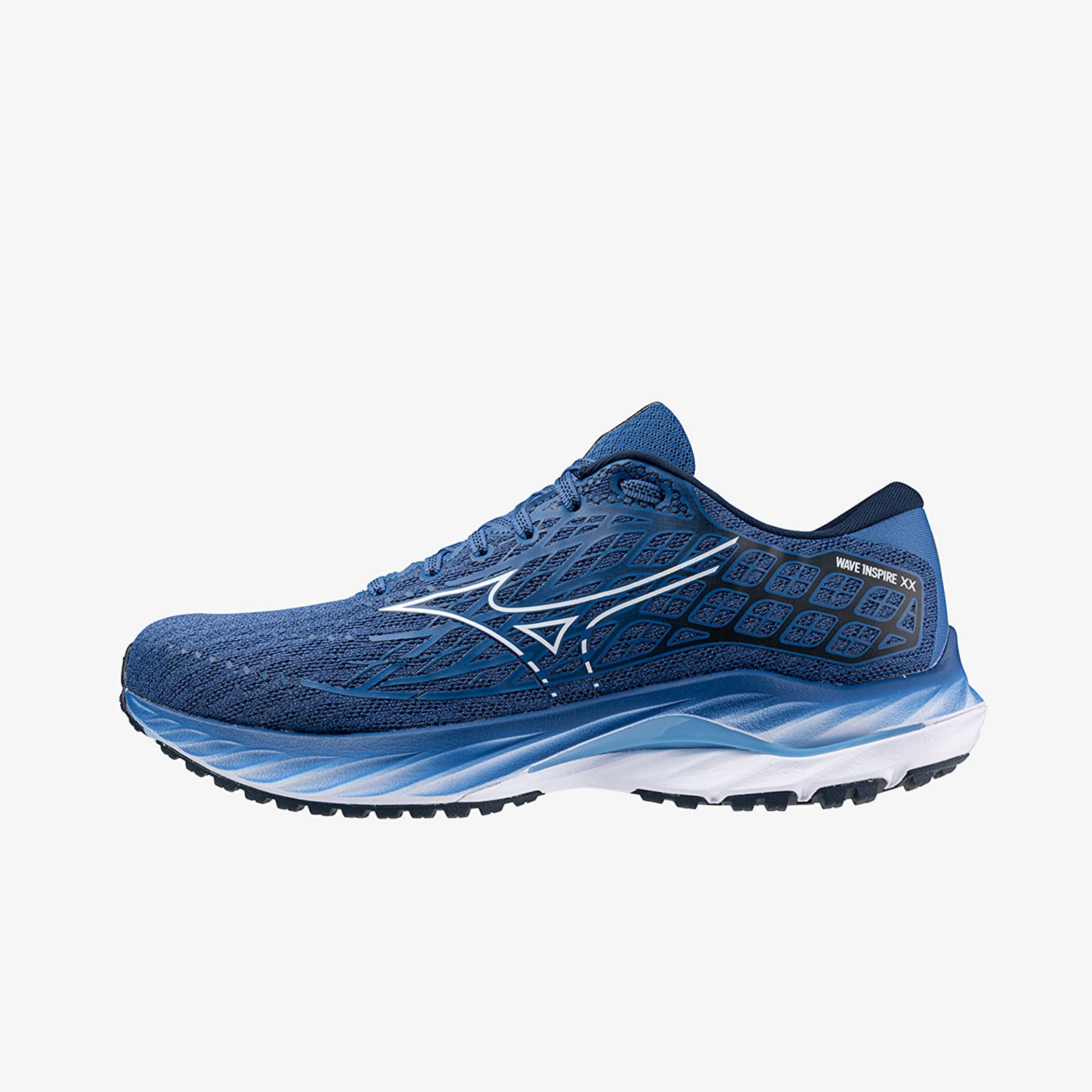 Vyriška avalynė Mizuno Wave Inspire 20 Federal Blue/ White/ Alaskan Blu