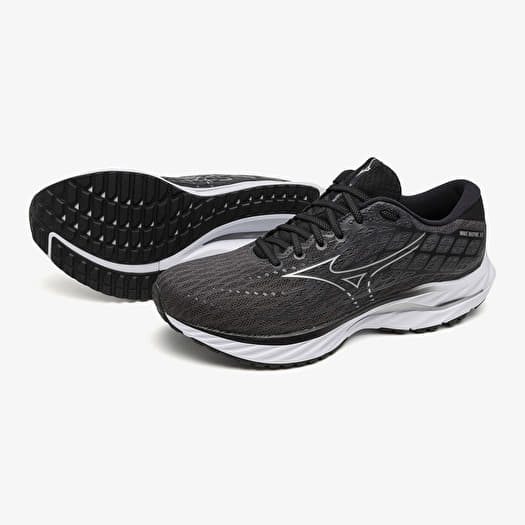 Herren Sneaker und Schuhe Mizuno Wave Inspire 20 2E Ebony White Black Footshop