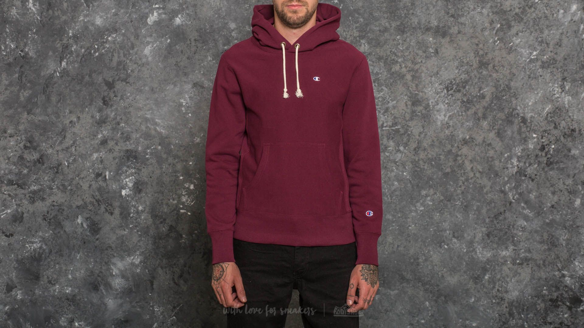 Felpe Champion Hooded Sweatshirt Burgundy Footshop