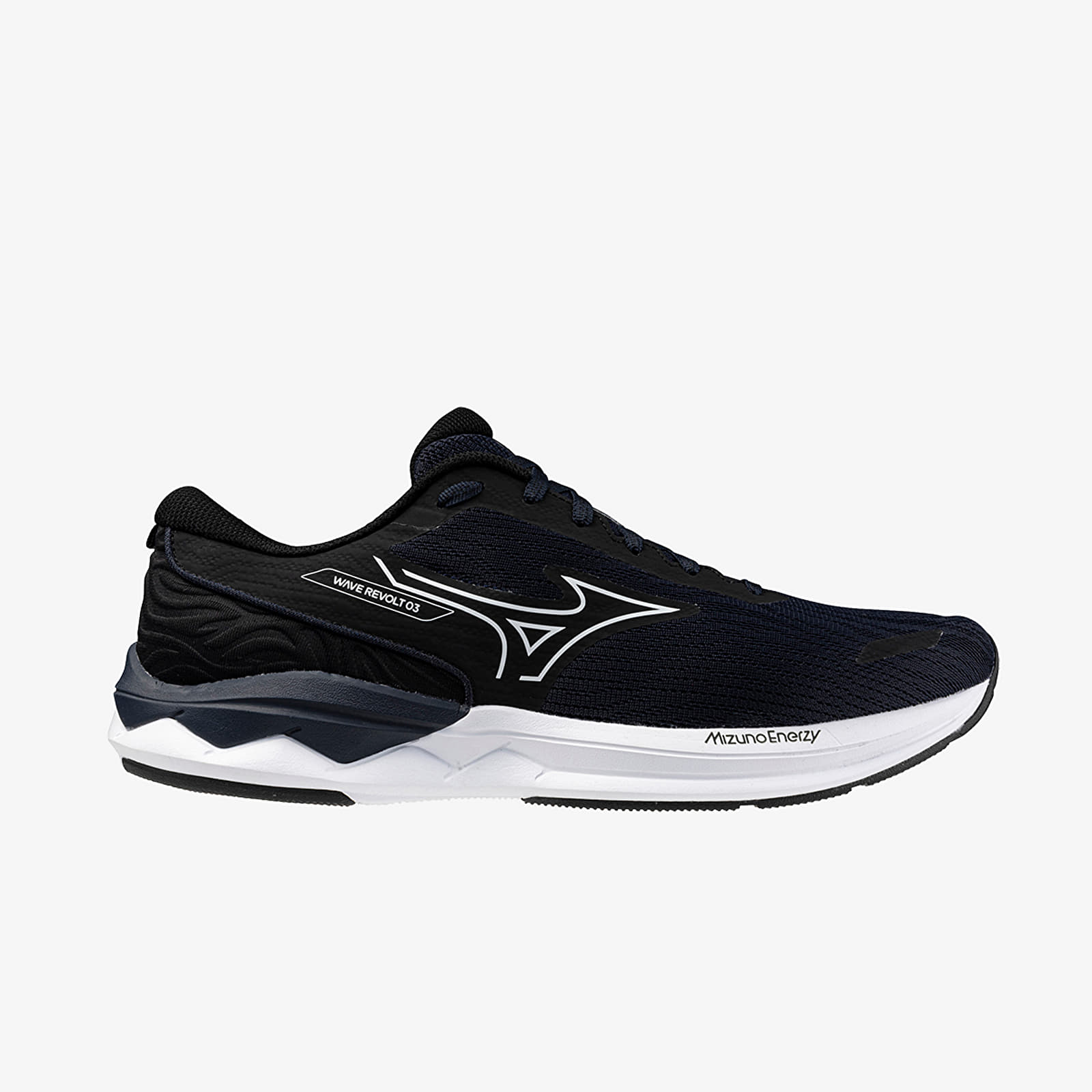 Férfi cipők Mizuno Wave Revolt 3 Navy Peony/ White/ Black