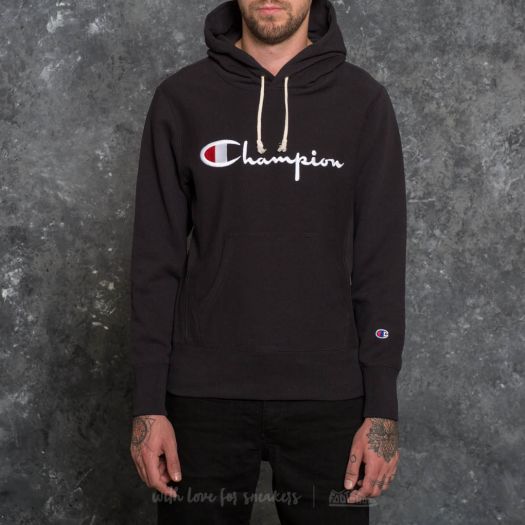 Hoodies and sweatshirts Champion Hooded Sweatshirt Black Footshop