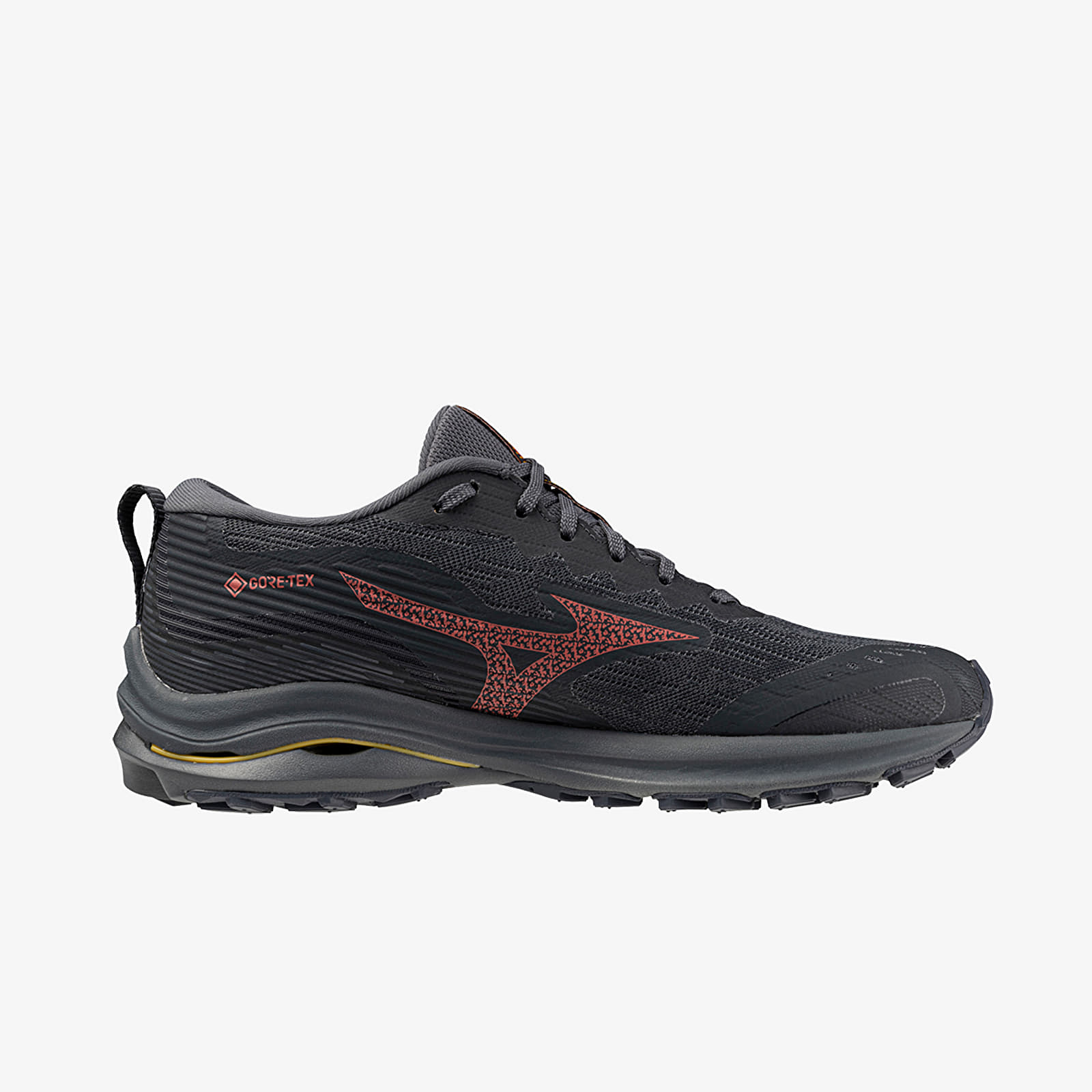 Дамски кецове и обувки Mizuno Wave Rider Gtx Ebony/ Dubarry/ Citrus
