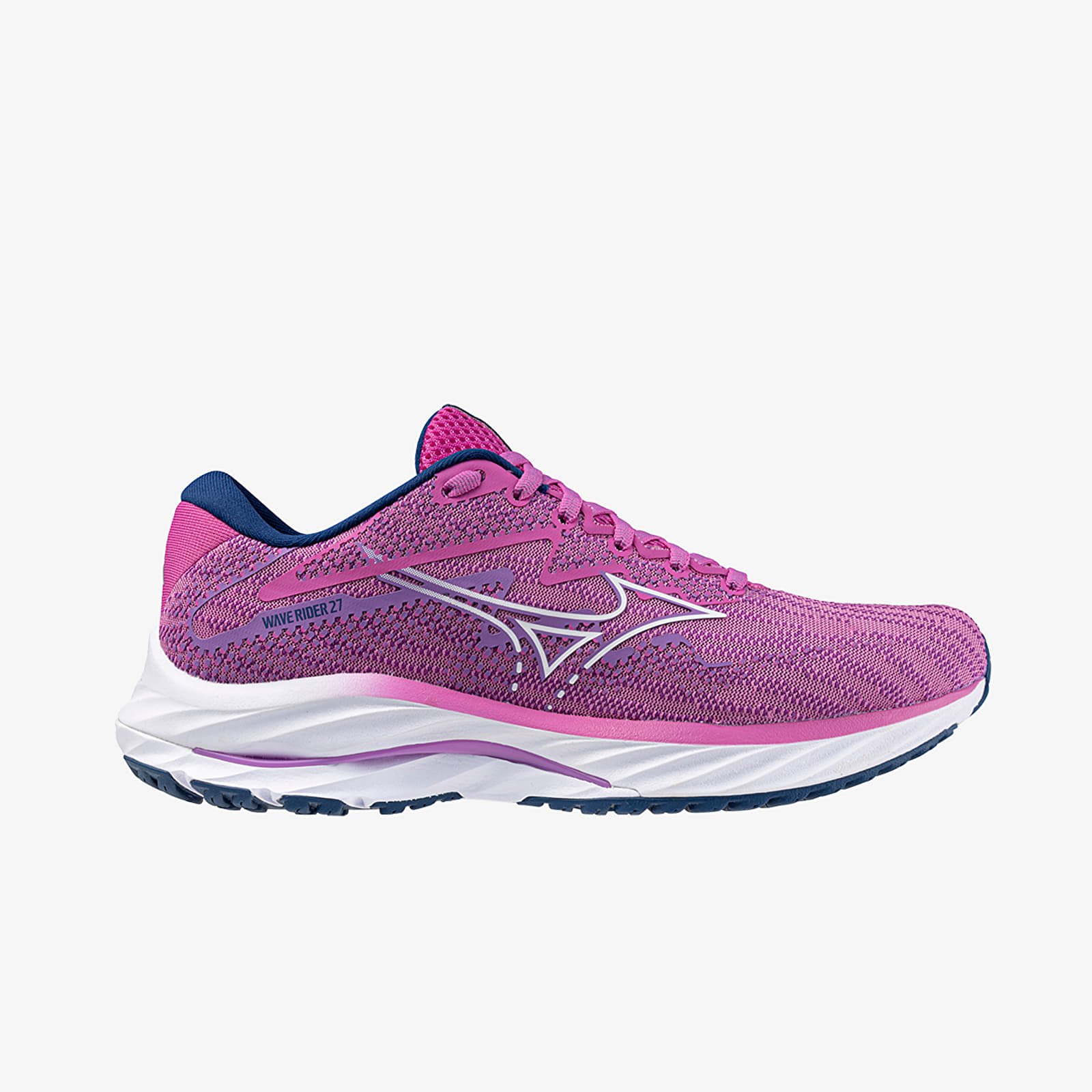 Damesko Mizuno Wave Rider 27 Rosebud/ White/ Navy Peony