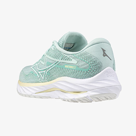 Mizuno Wave Rider 27 Eggshell Blue White Anise Flow Footshop