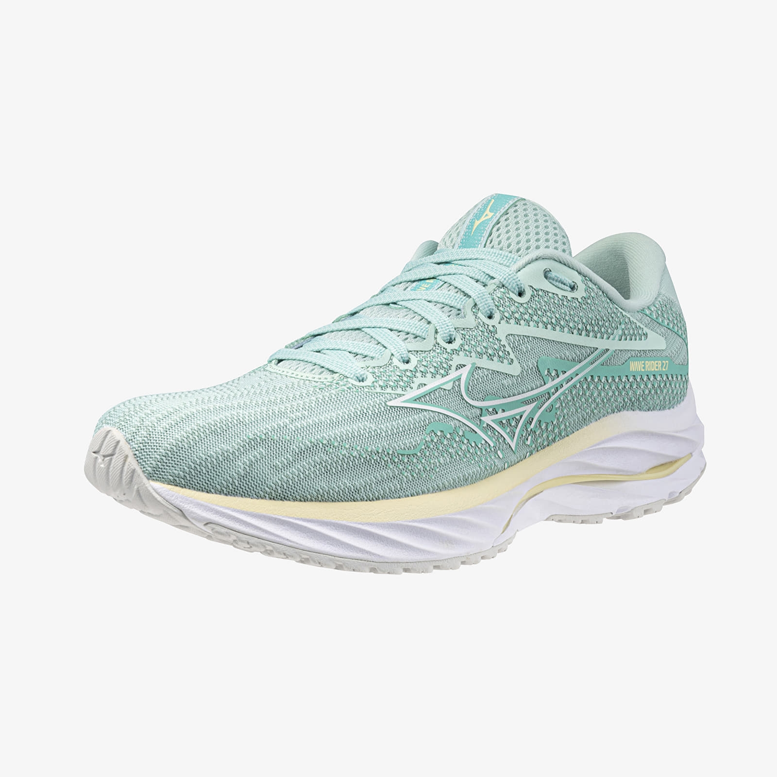 Dámské tenisky a boty Mizuno Wave Rider 27 Eggshell Blue/ White/ Anise Flow