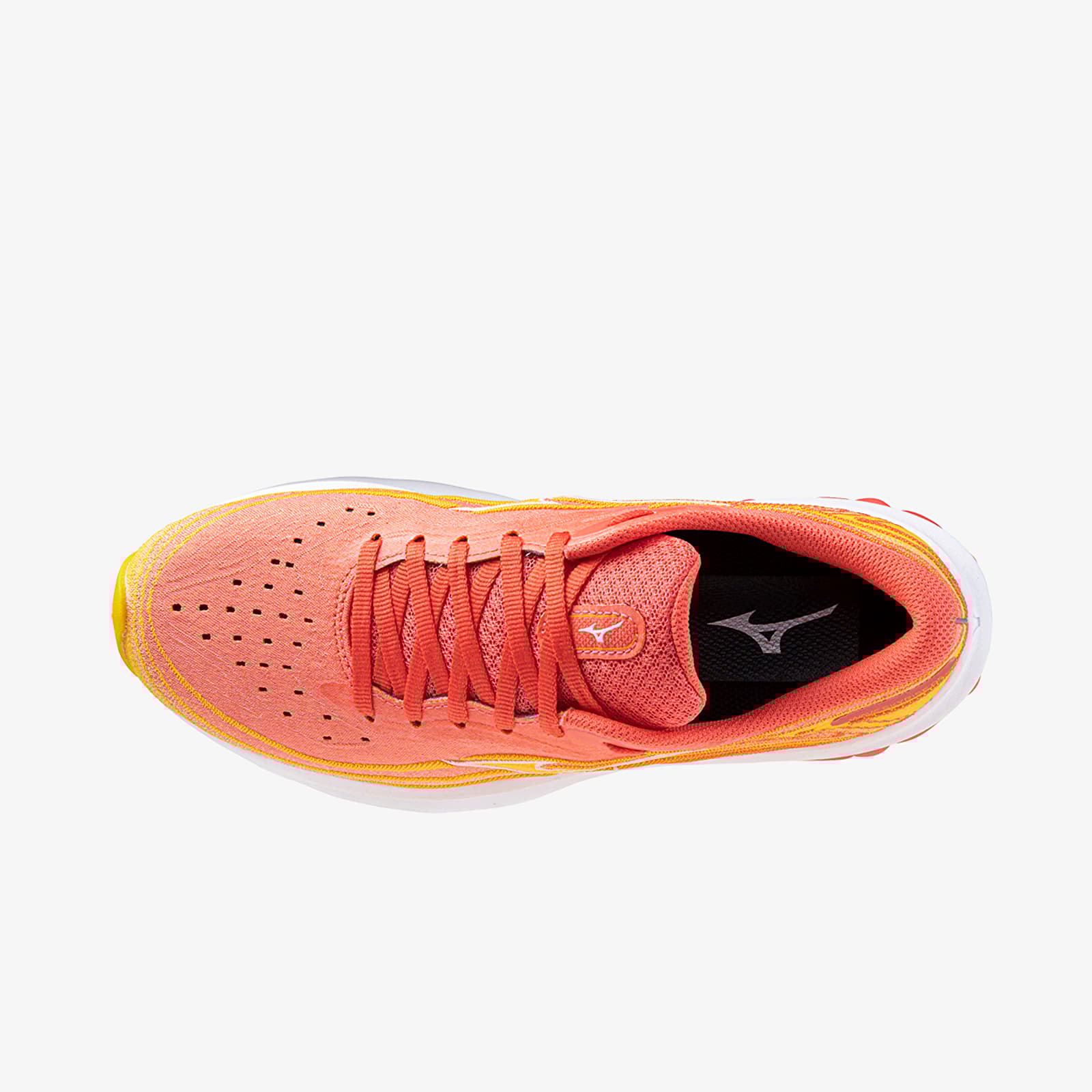 Frauen Mizuno Wave Skyrise 5 Dubarry/ White/ Citrus