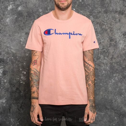 T shirts Champion Crewneck T Shirt Light Pink Footshop